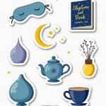Wellness & Self-Care - Sticker Sheet v7
